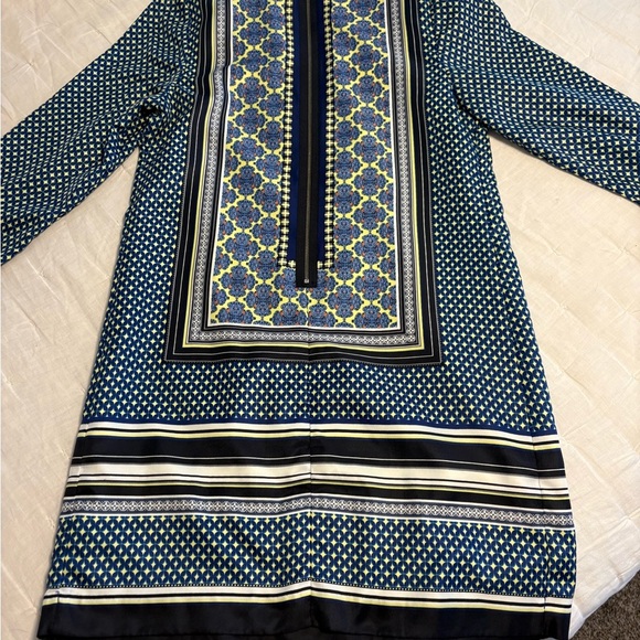 The Limited Geometric Patterned Dress with Blue and Yellow Accents - Picture 4 of 4